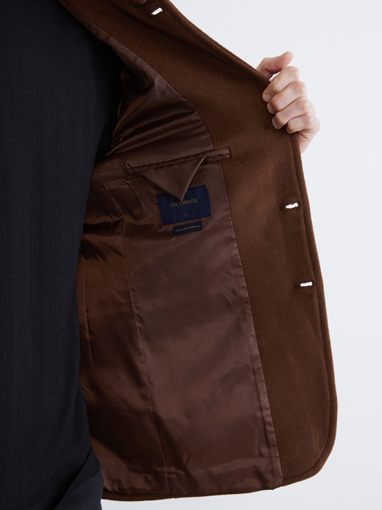 Kaşe Kaban KAHVERENGİ