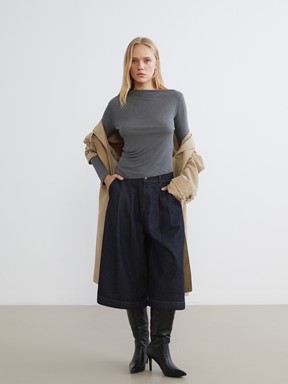 Bluz ANTRASİT MELANJ