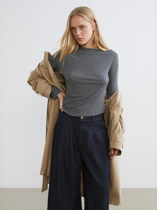 Bluz ANTRASİT MELANJ