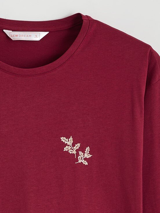 Pijama Takım KOYU KIRMIZI EKOSELİ