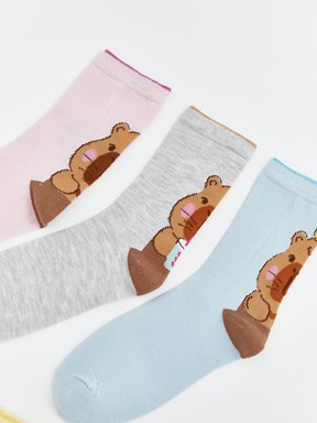 Soket Çorap MAT PEMBE