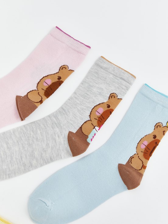 Soket Çorap MAT PEMBE