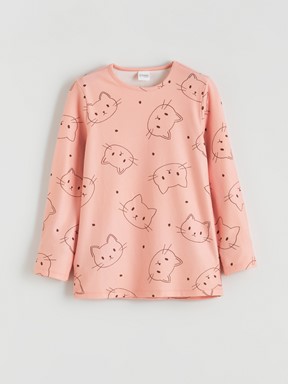 Pijama Takım PEMBE BASKILI