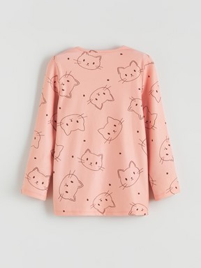 Pijama Takım PEMBE BASKILI