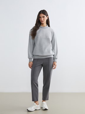 Sweatshirt GRİ MELANJ