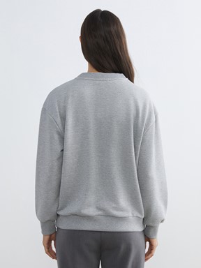 Sweatshirt GRİ MELANJ