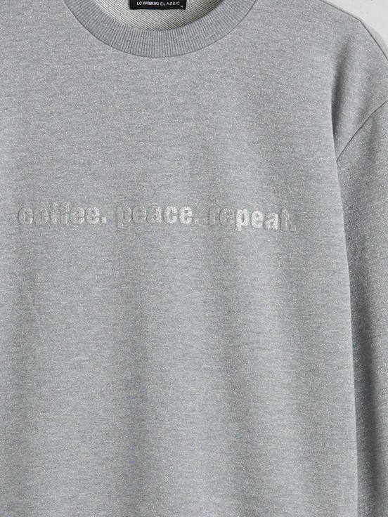 Sweatshirt GRİ MELANJ