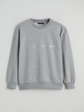 Sweatshirt GRİ MELANJ