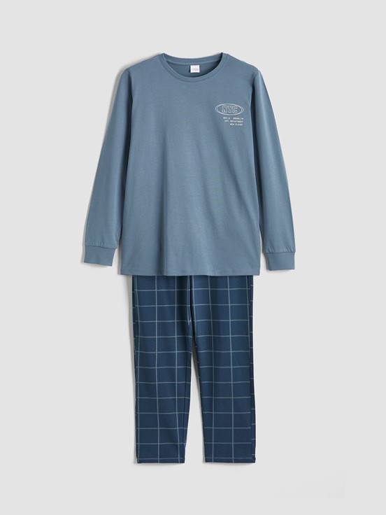 Pijama Takım AÇIK INDIGO