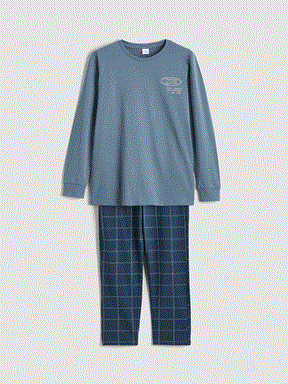 Pijama Takım AÇIK INDIGO