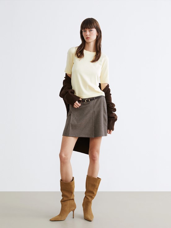 Etek KAHVERENGİ EKOSELİ