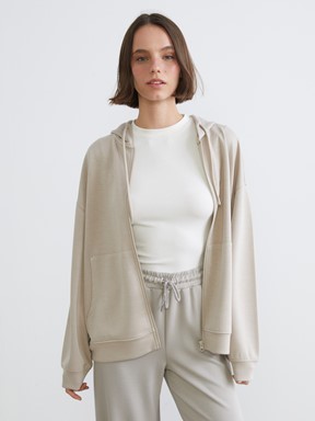 Fermuarlı Sweatshirt LACİVERT