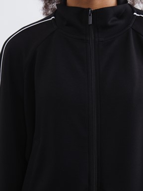 Fermuarlı Sweatshirt YENİ SİYAH