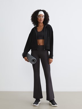 Fermuarlı Sweatshirt YENİ SİYAH