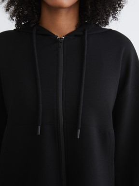 Fermuarlı Sweatshirt YENİ SİYAH