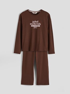 Pijama Takım ÇİKOLATA KAHVE