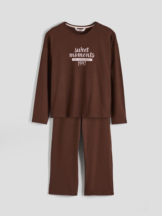 Pijama Takım ÇİKOLATA KAHVE