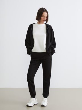 XSIDE Beli Lastikli Kadın Jogger Eşofman Altı HAKİ