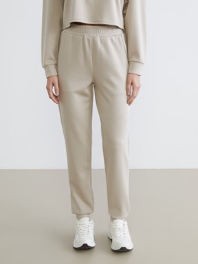 XSIDE Beli Lastikli Kadın Jogger Eşofman Altı HAKİ