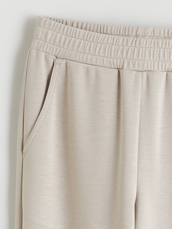 XSIDE Beli Lastikli Kadın Jogger Eşofman Altı HAKİ