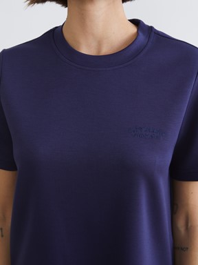 LCW ACTIVE Bisiklet Yaka Kadın Spor Tişört LACİVERT