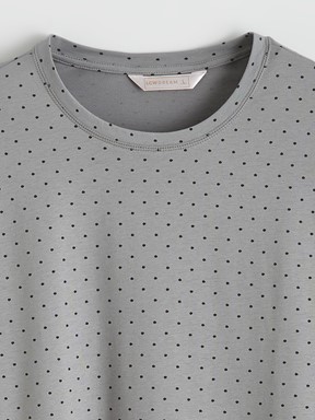 Pijama Takım GRİ BASKILI