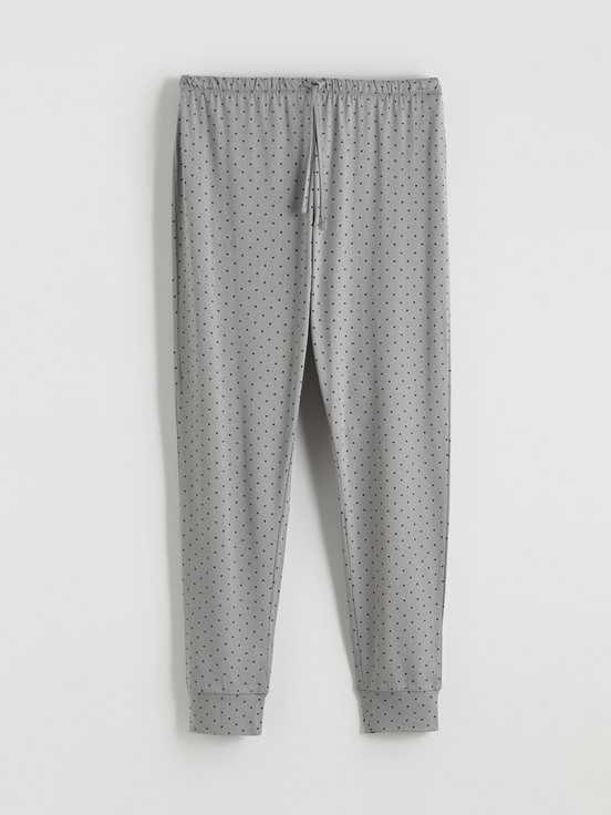 Pijama Takım GRİ BASKILI