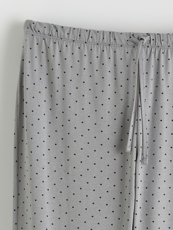 Pijama Takım GRİ BASKILI