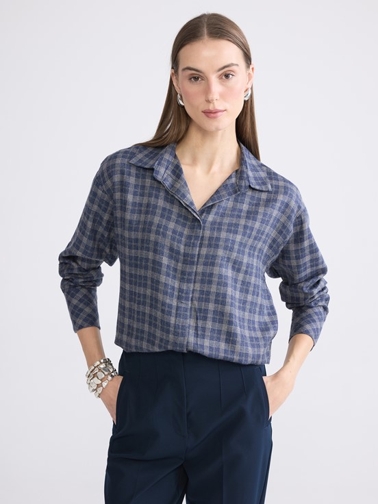 Gömlek LACİVERT EKOSELİ