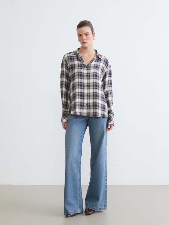 Gömlek LACİVERT EKOSELİ