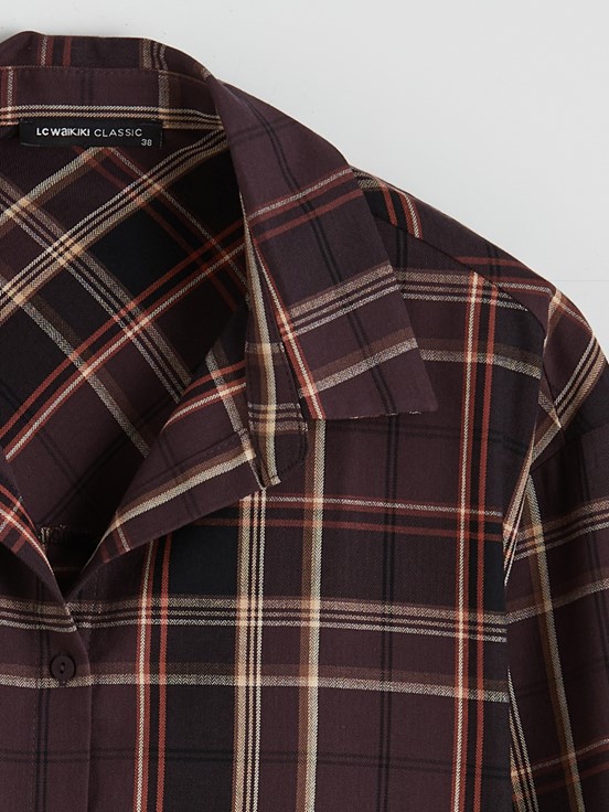 Gömlek KAHVERENGİ EKOSELİ