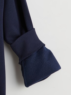 Fermuarlı Sweatshirt KOYU LACİVERT