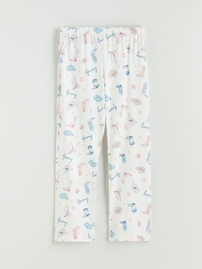 Pijama Takım EKRU BASKILI