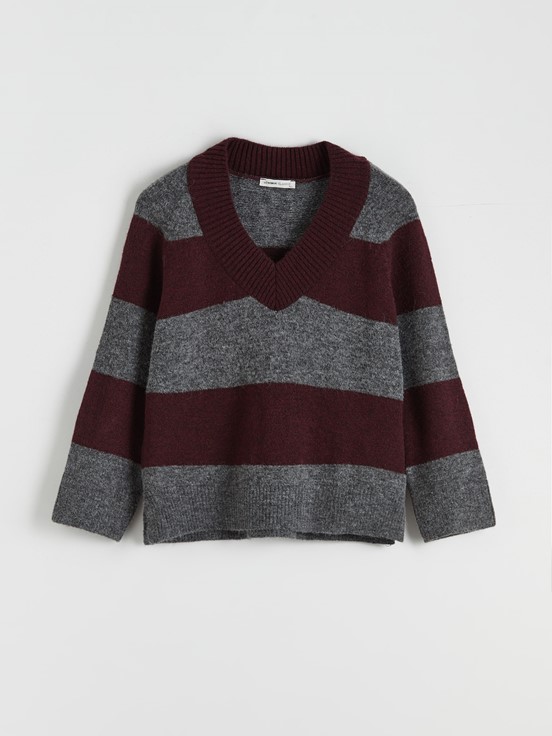 Kazak BORDO ÇİZGİLİ