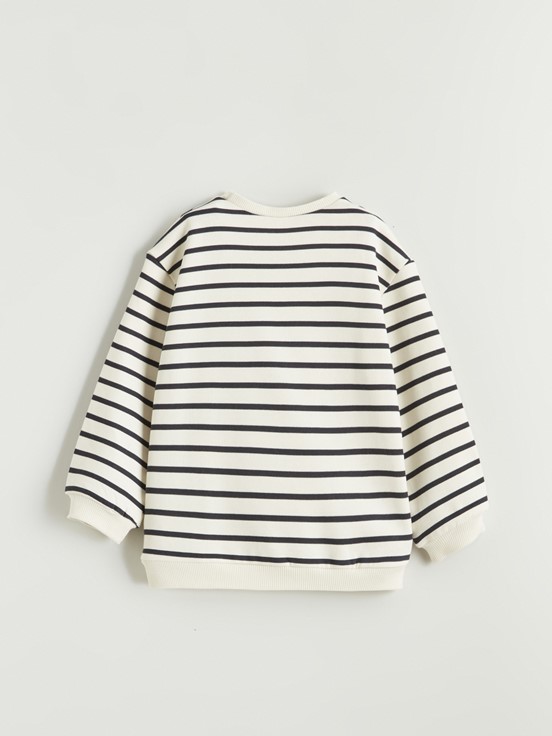 Tişört KREM ÇİZGİLİ