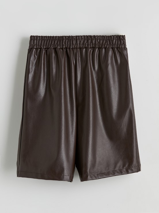 Şort AÇIK KAHVERENGİ