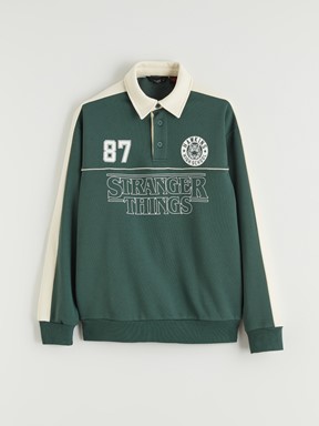 Sweatshirt KOYU YEŞİL