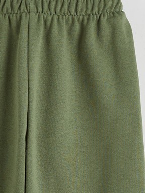 Beli Lastikli Erkek Bebek Jogger Eşofman Altı HAKİ