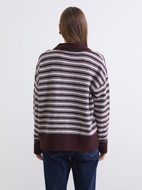 Kazak BORDO ÇİZGİLİ