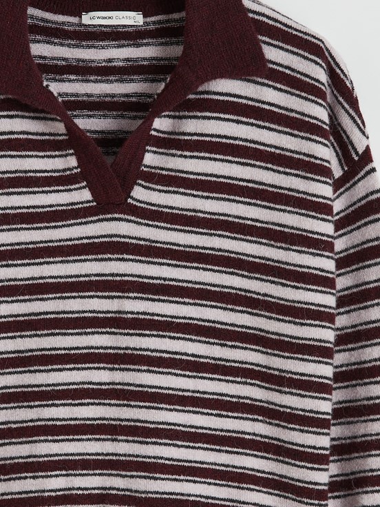 Kazak BORDO ÇİZGİLİ