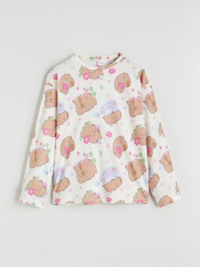 Pijama Takım VANİLYA BASKILI