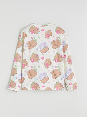 Pijama Takım VANİLYA BASKILI