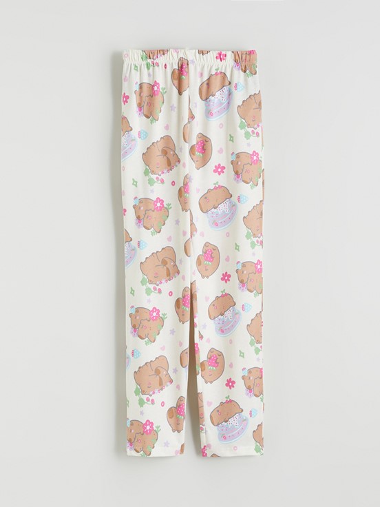 Pijama Takım VANİLYA BASKILI