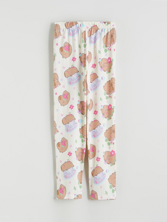 Pijama Takım VANİLYA BASKILI