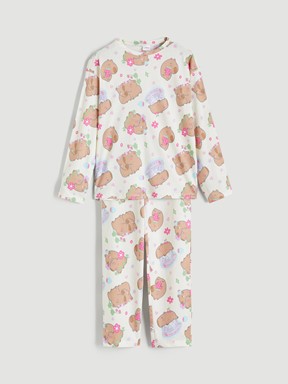 Pijama Takım VANİLYA BASKILI