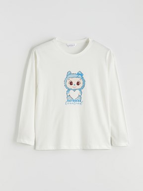 Pijama Takım AÇIK MAVİ BASKILI