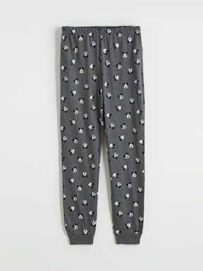 Pijama Takım GRİ BASKILI