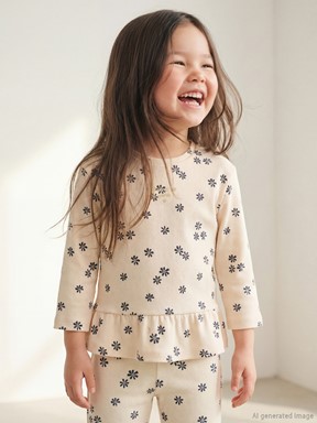 Tişört AÇIK BEJ BASKILI