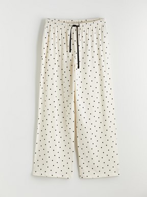 Pijama Takım EKRU BASKILI