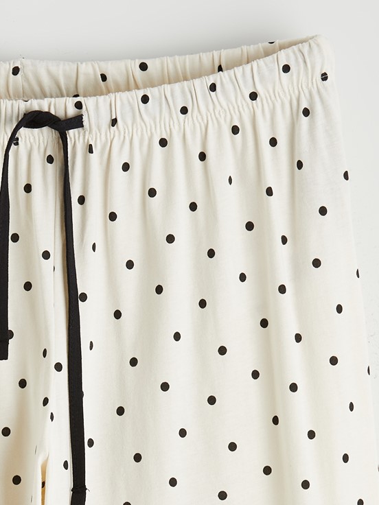 Pijama Takım EKRU BASKILI